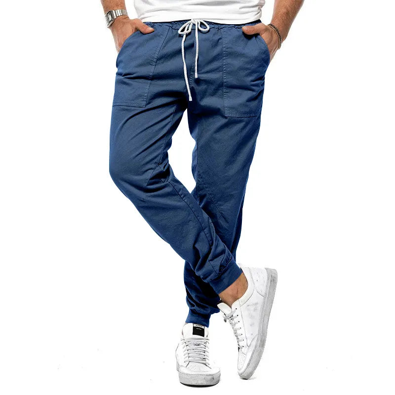 Lorenzo | Casual Linnen Joggingbroek