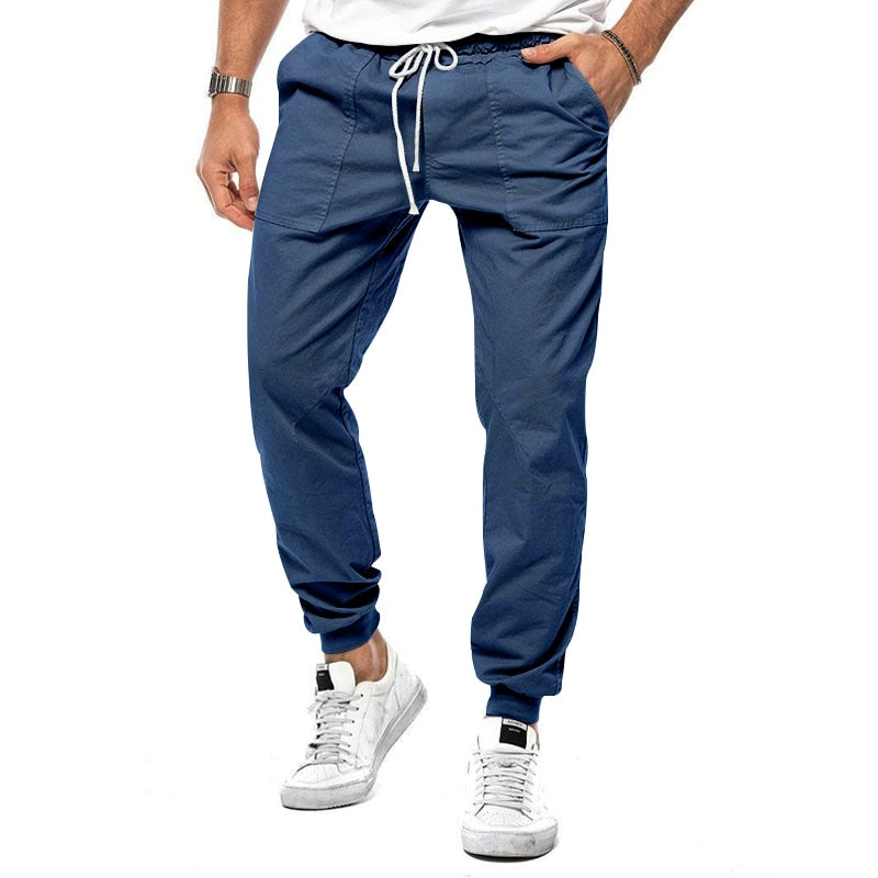 Lorenzo | Casual Linnen Joggingbroek