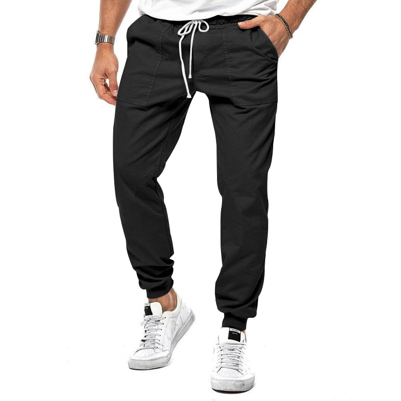 Lorenzo | Casual Linnen Joggingbroek