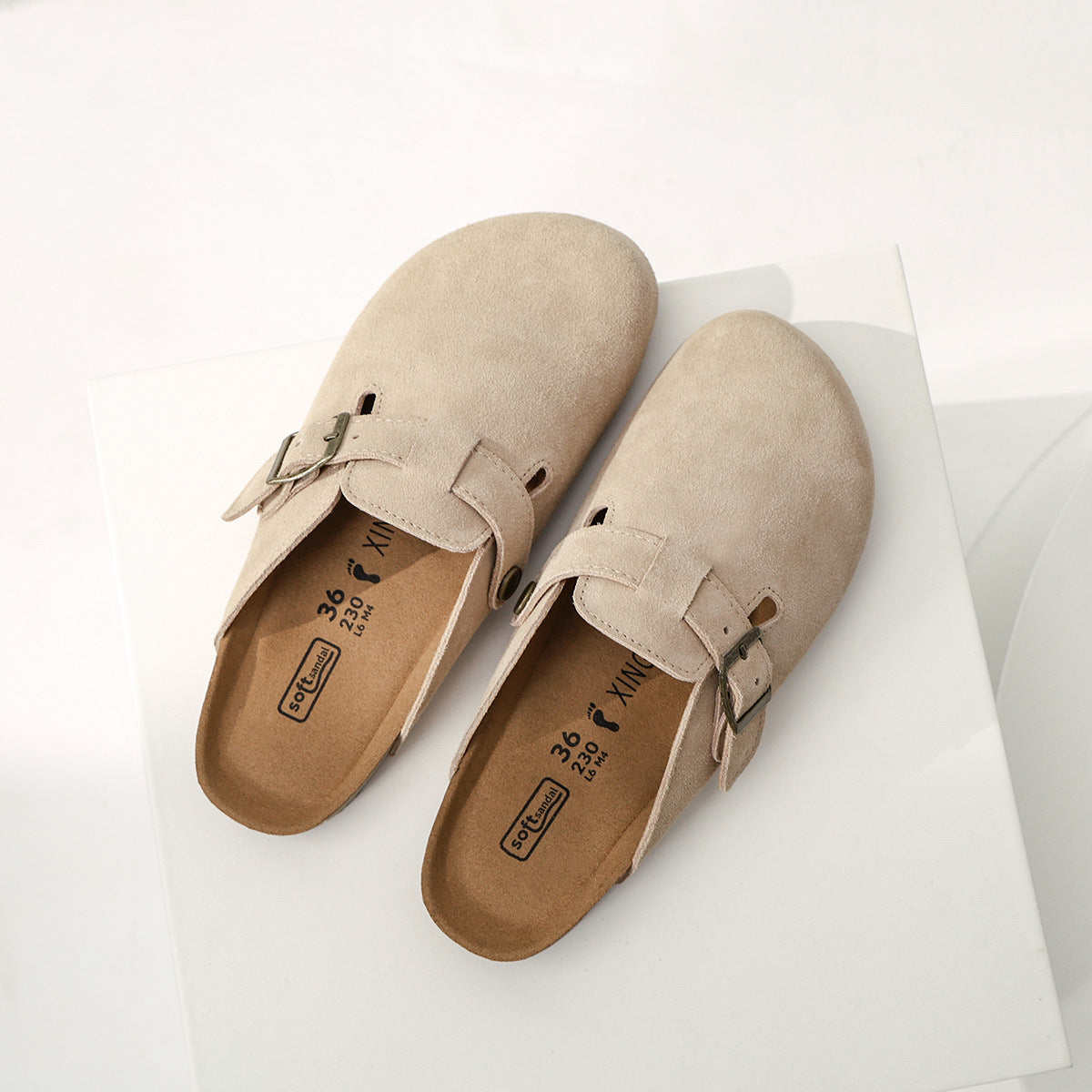 THEA | SUEDE/LEREN KLOMPEN