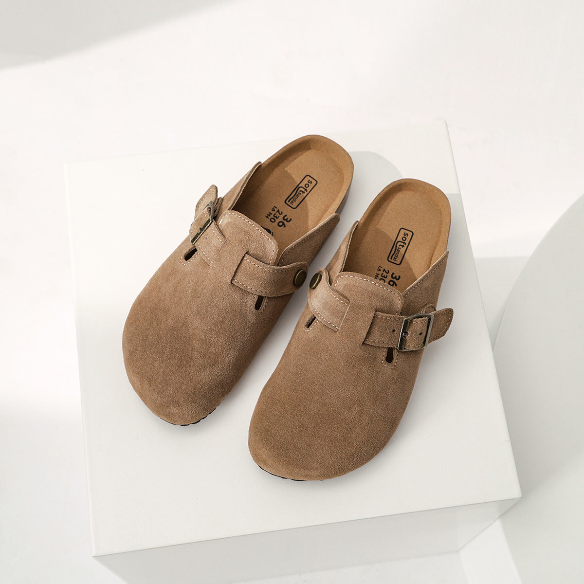 THEA | SUEDE/LEREN KLOMPEN