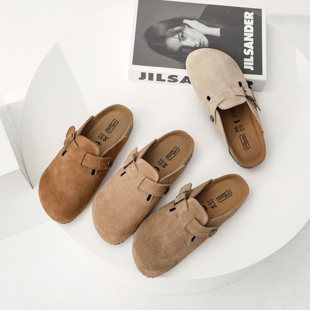 THEA | SUEDE/LEREN KLOMPEN