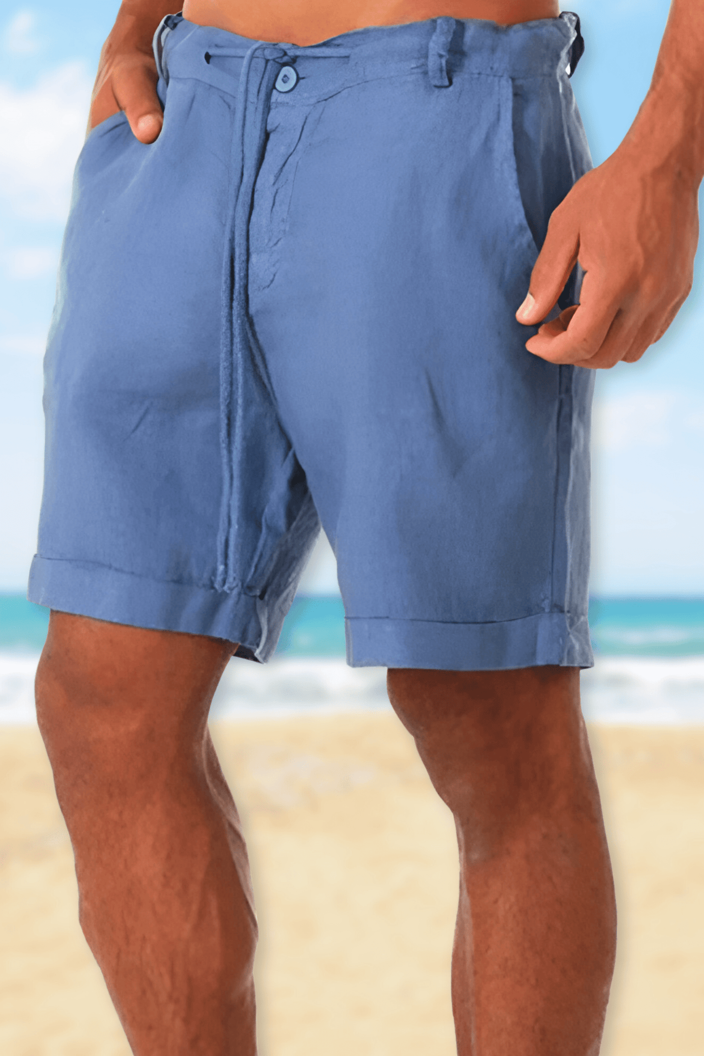 David | Linnen Bermuda Short