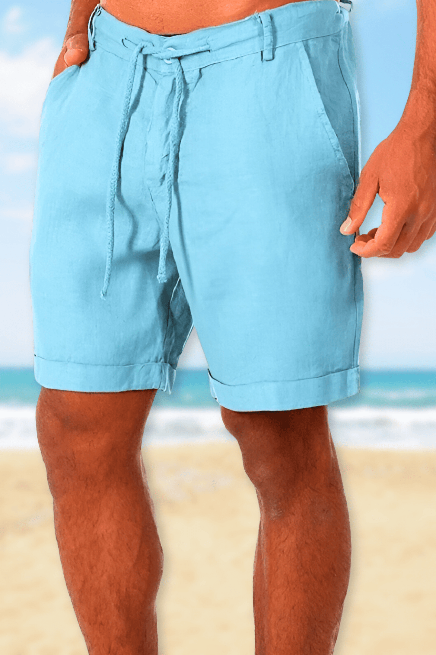 David | Linnen Bermuda Short